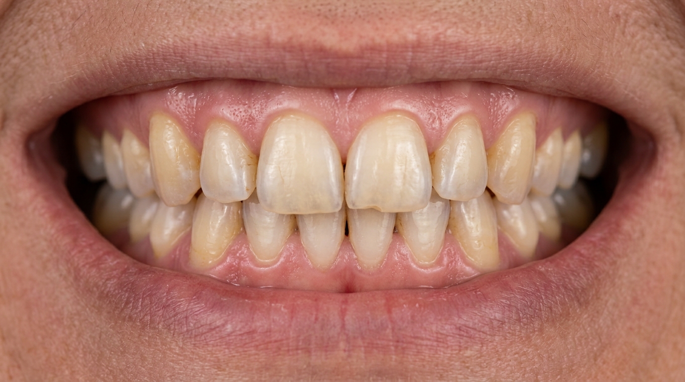 Sonrisa antes del tratamiento